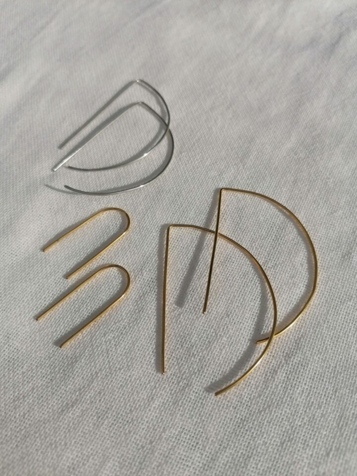 Fishbone V earrings • Fülbevaló - 1+1 GIFT - Image 2