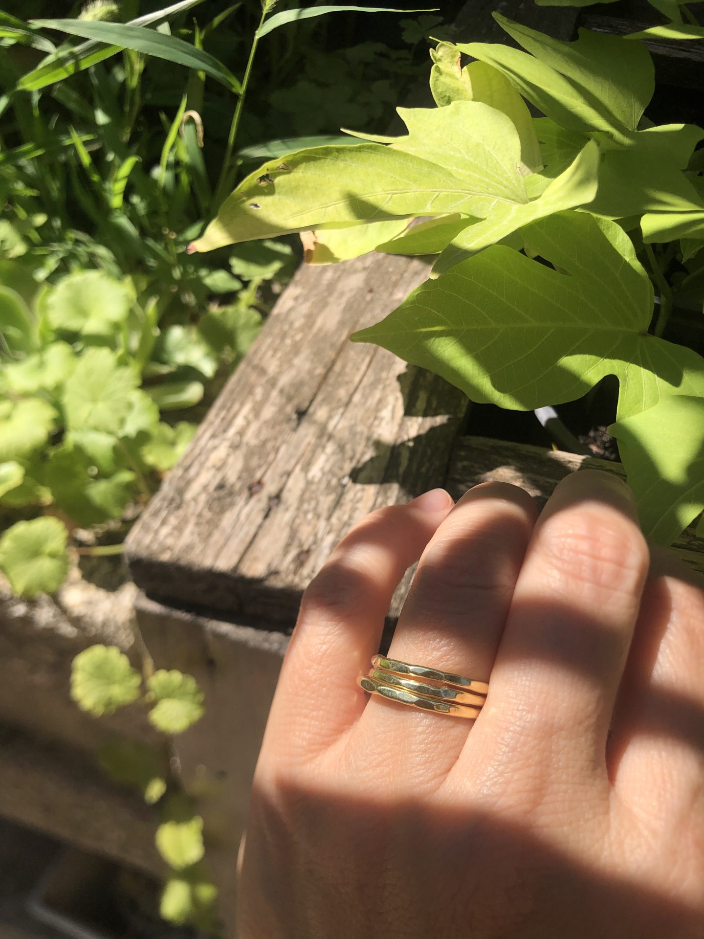 Thin Textured RING • 3 in 1 RING - Image 4